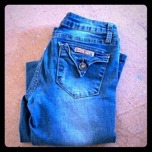 Girls size 12 Hudson distressed jeans skinny